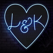 Load image into Gallery viewer, Initials in Heart