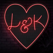 Load image into Gallery viewer, Initials in Heart