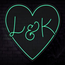 Load image into Gallery viewer, Initials in Heart