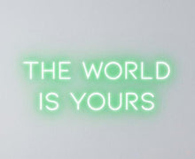 Load image into Gallery viewer, The world is yours
