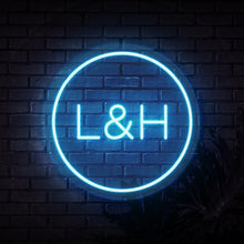 Load image into Gallery viewer, Initials in Circle
