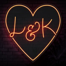 Load image into Gallery viewer, Initials in Heart
