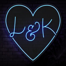 Load image into Gallery viewer, Initials in Heart
