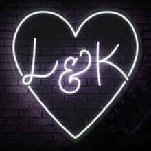 Load image into Gallery viewer, Initials in Heart
