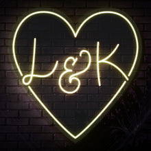 Load image into Gallery viewer, Initials in Heart
